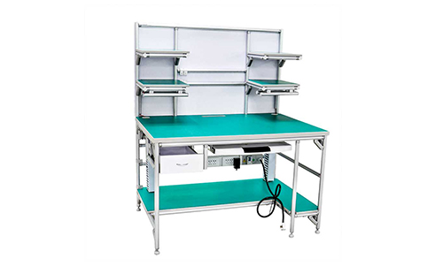 鋁合金<a href='/gongzuotai.htm' class='keys' title='點擊查看關(guān)于精益管工作臺的相關(guān)信息' target='_blank'>精益管工作臺</a>怎么安裝？