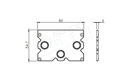 鋁合金線(xiàn)槽封蓋尺寸圖
